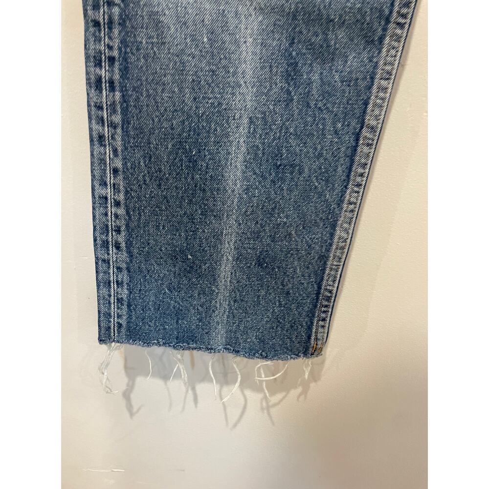 Moussy Vintage Samuel High Waisted Denim Straight Jeans Blue Women's Size 29 - Picture 4 of 7